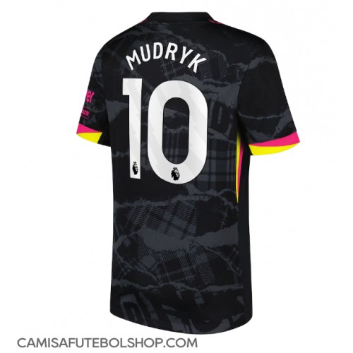 Camisa de time de futebol Chelsea Mykhailo Mudryk #10 Replicas 3º Equipamento 2024-25 Manga Curta